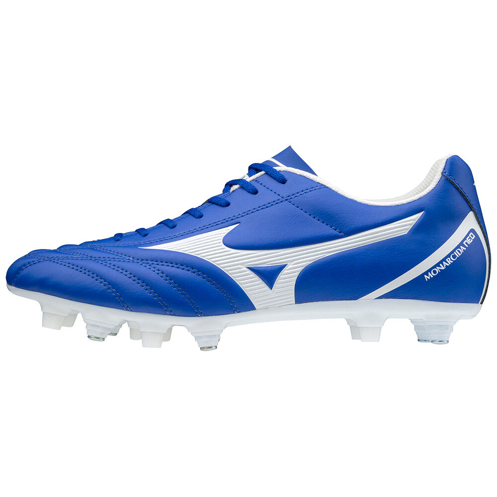 Chuteiras Mizuno Monarcida Neo Select Mix - Homem - Azuis/Branco - TCKQJ0735